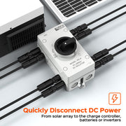 PV DC Disconnect Switch – 1500V 40A, 4-Pole, 2 Strings