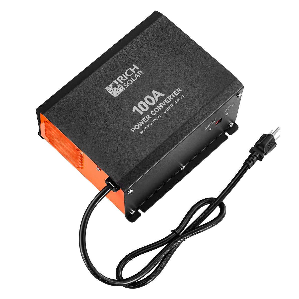 100 Amp Power Converter | 100A 120V Battery Charger | Overload, Overheat, Reverse Polarity Protection | Plug and Play | UL 458 Certified