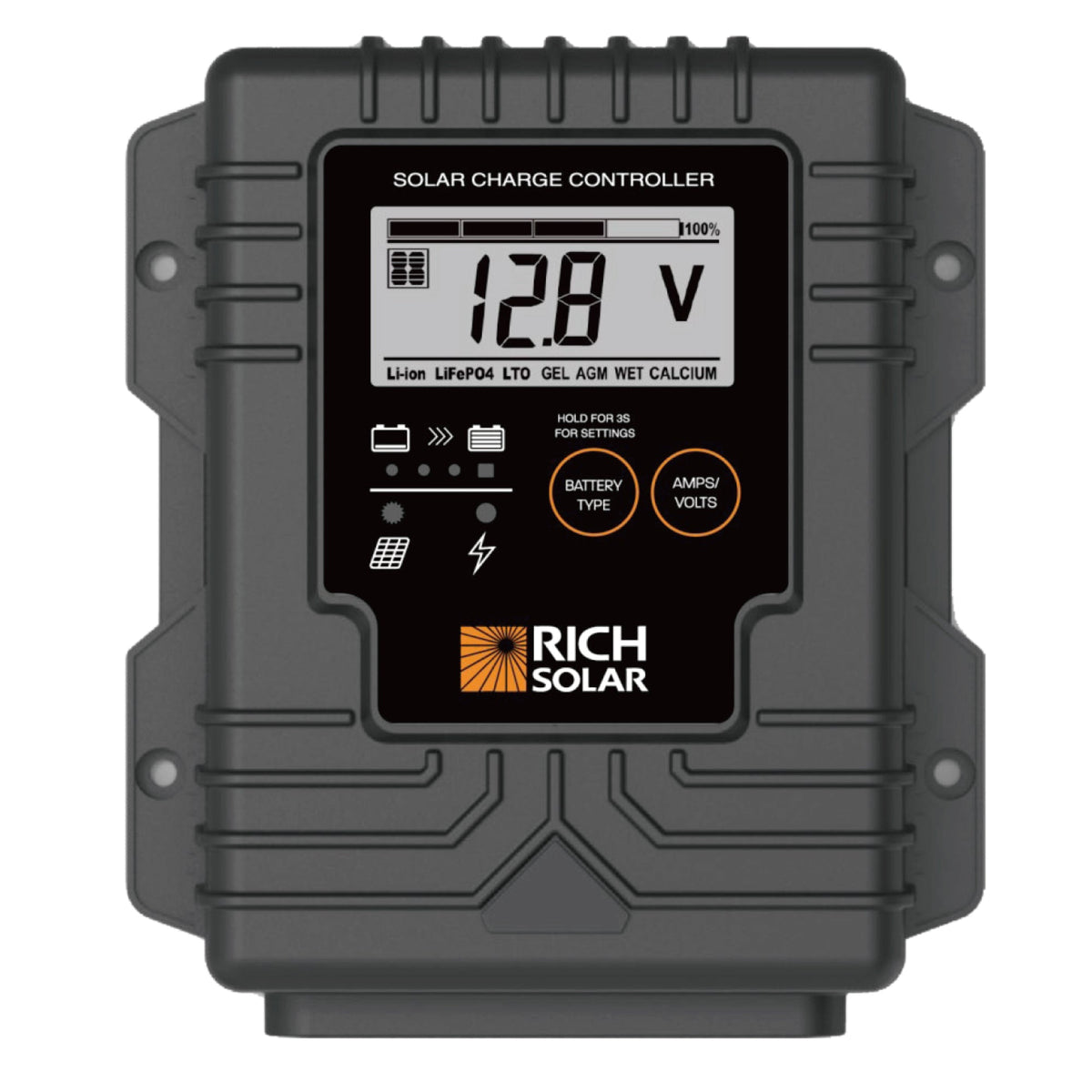 20A 12V Waterproof PWM Solar Charge Controller