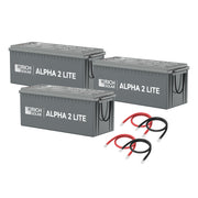 12V 600Ah LiFePO4 Battery Bank – 7.68kWh