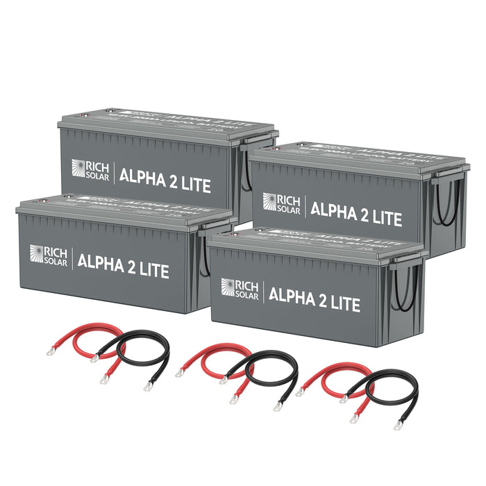 12V 800Ah LiFePO4 Battery Bank – 10.24kWh