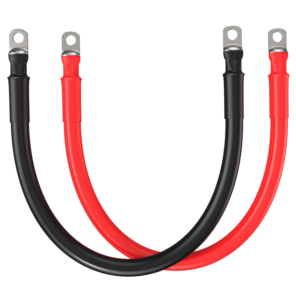 2 AWG Inverter Battery Cables – 5/16" Lugs