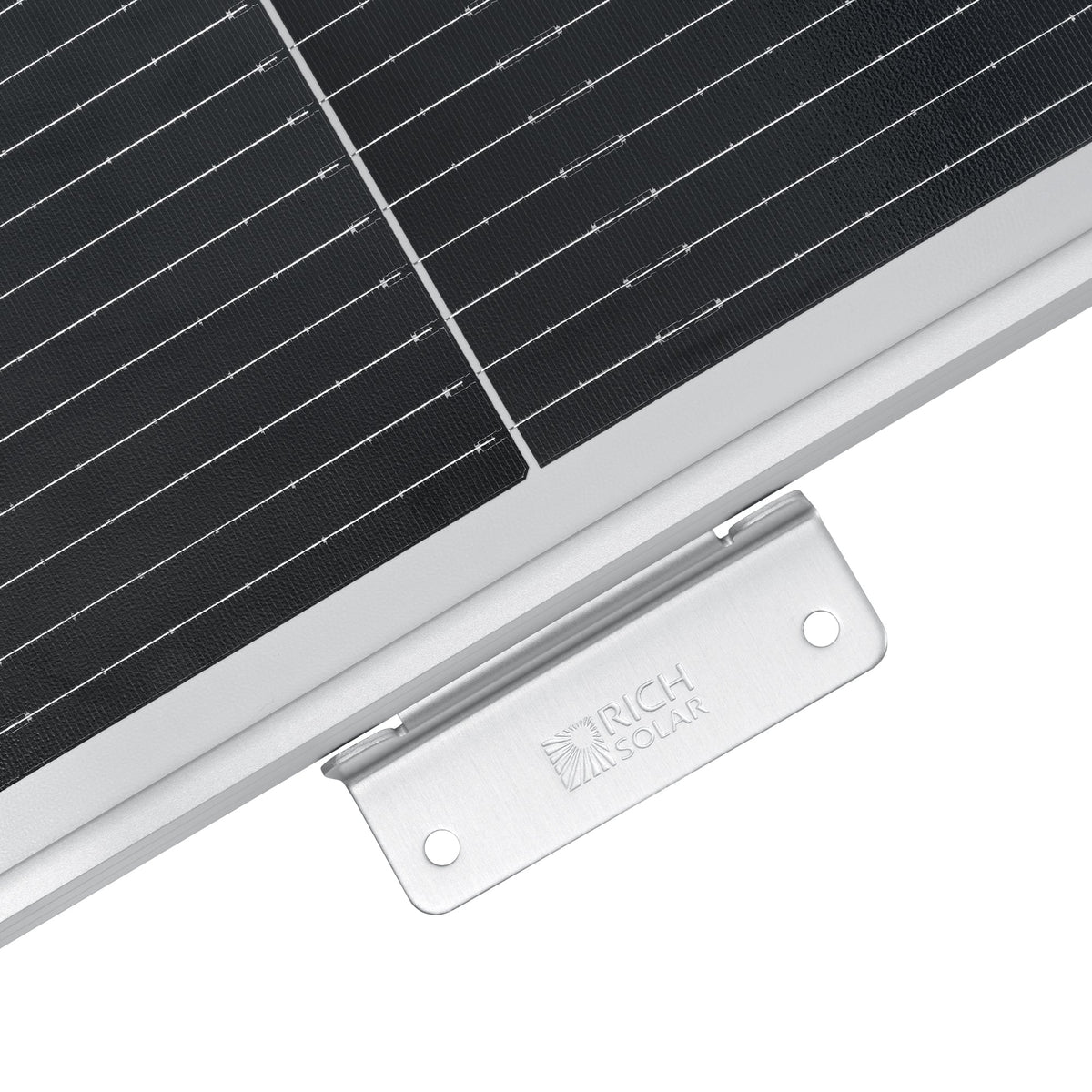 MEGA 200 – 200W 12V Solar Panel with 3/4 Z-Brackets