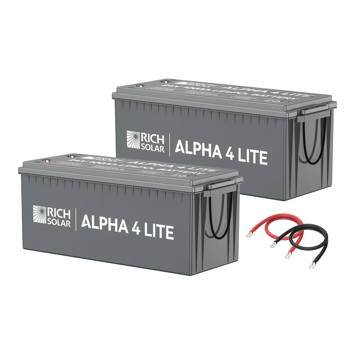 24V 200Ah LiFePO4 Battery Bank – 5.12kWh