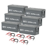 24V 600Ah LiFePO4 Battery Bank – 15.36kWh