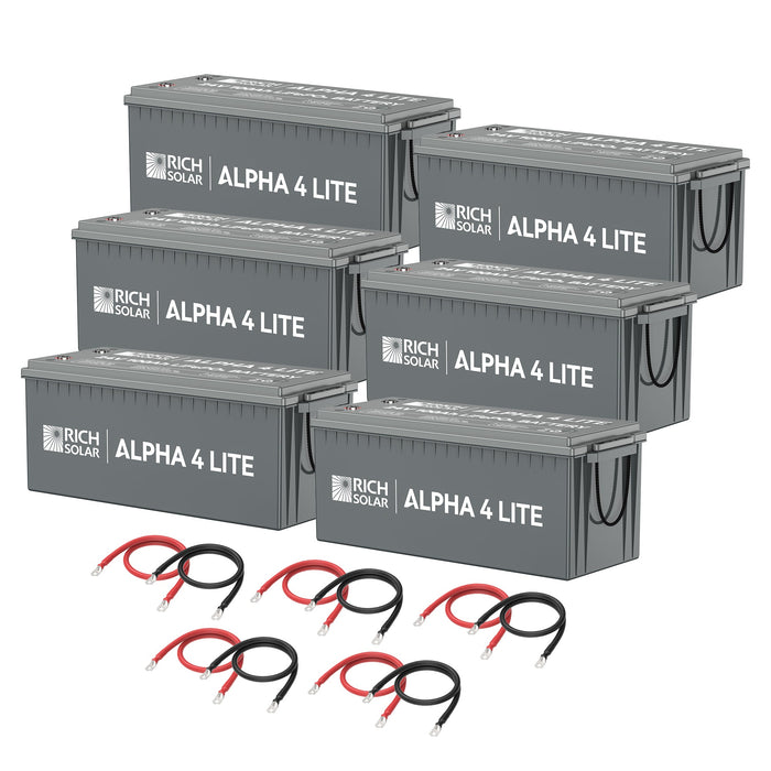 24V 600Ah LiFePO4 Battery Bank – 15.36kWh