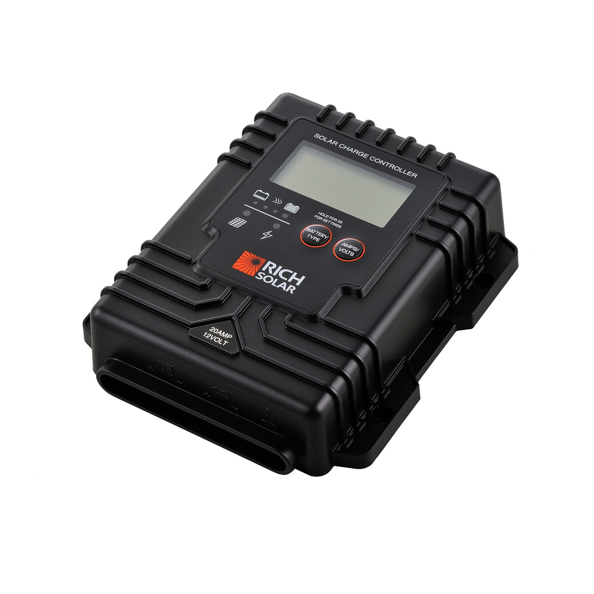 20A 12V Waterproof PWM Solar Charge Controller