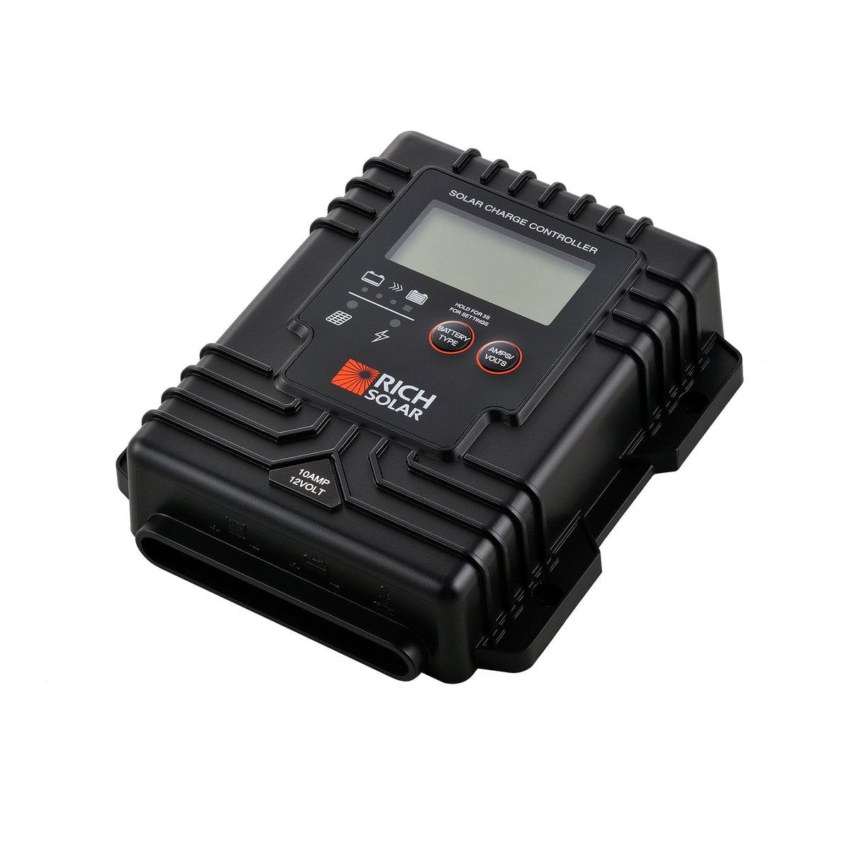 10A 12V Waterproof PWM Solar Charge Controller