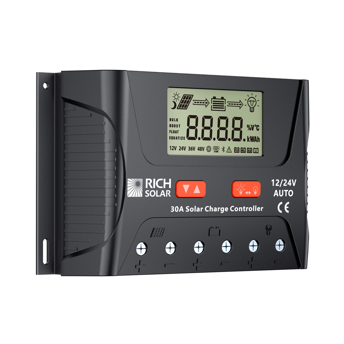 BRAVO LEGEND 30 – 30A PWM Solar Charge Controller 12V/24V