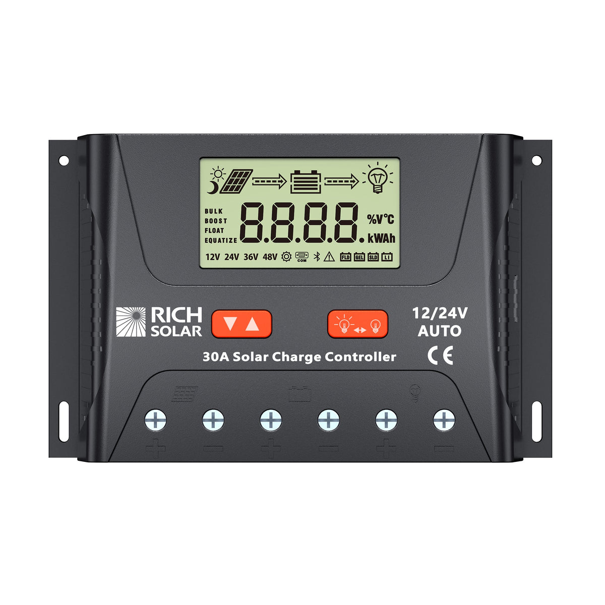 BRAVO LEGEND 30 – 30A PWM Solar Charge Controller 12V/24V