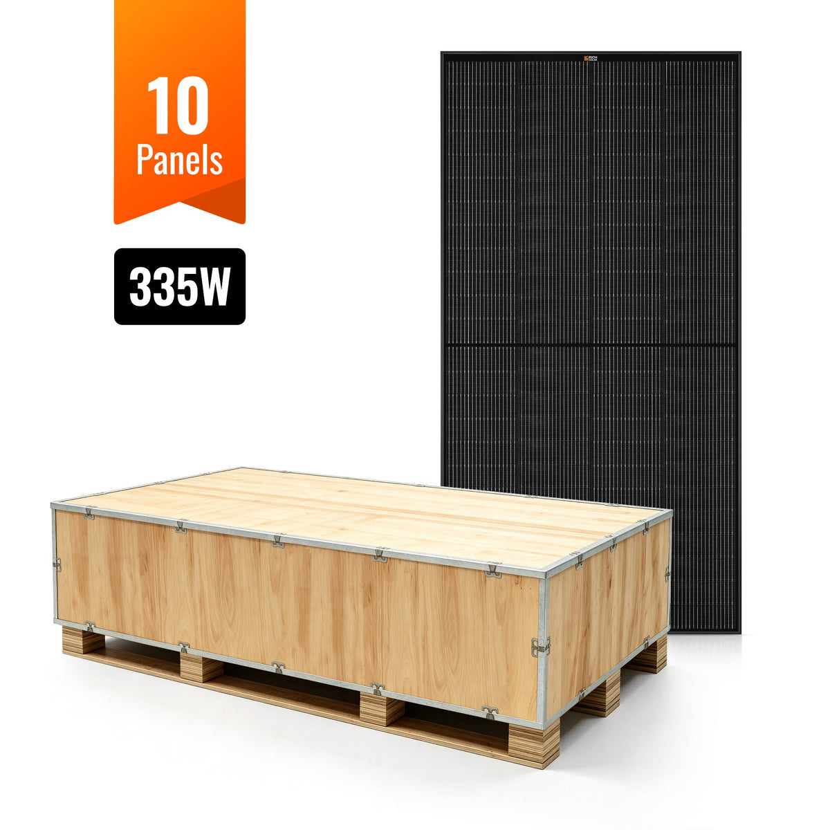 MEGA 335 Pro Onyx – 335W 24V Black Solar Panel Pallet