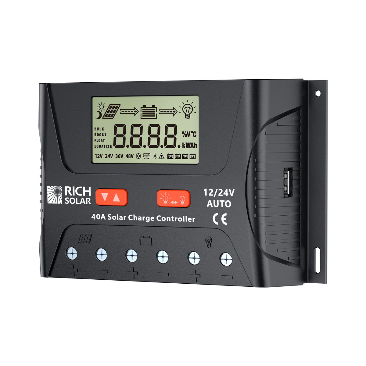 BRAVO LEGEND 40 – 40A PWM Solar Charge Controller 12V/24V