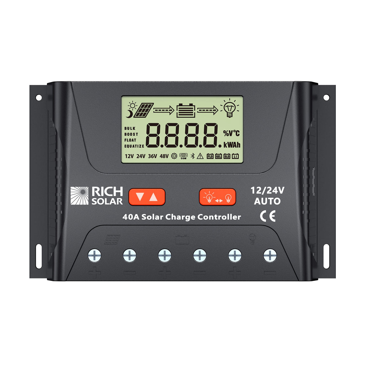 BRAVO LEGEND 40 – 40A PWM Solar Charge Controller 12V/24V