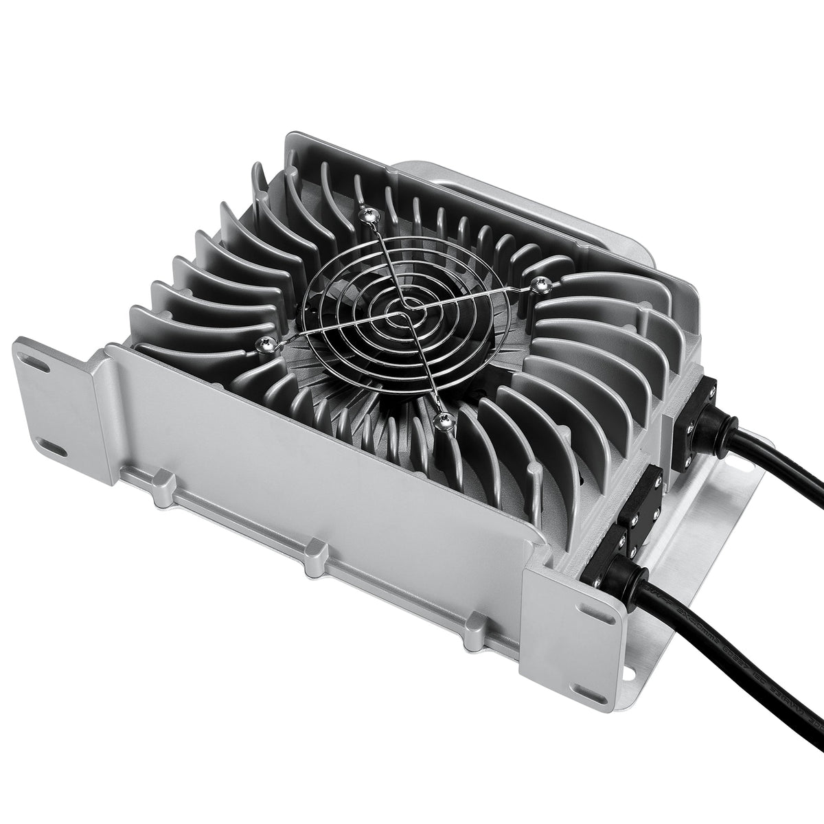 48V (57.6V) Waterproof LiFePO4 Charger | 20A / 25A,  100-240V AC, 8-in-1 Protection, Fan-Cooled