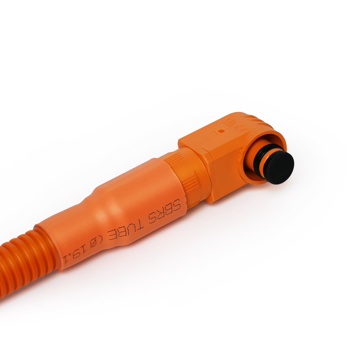 4 AWG 5/16" Battery Cable Pair | 1 FT Orange & Black Pure Copper Cables for ALPHA 5 PRO Server Rack Battery