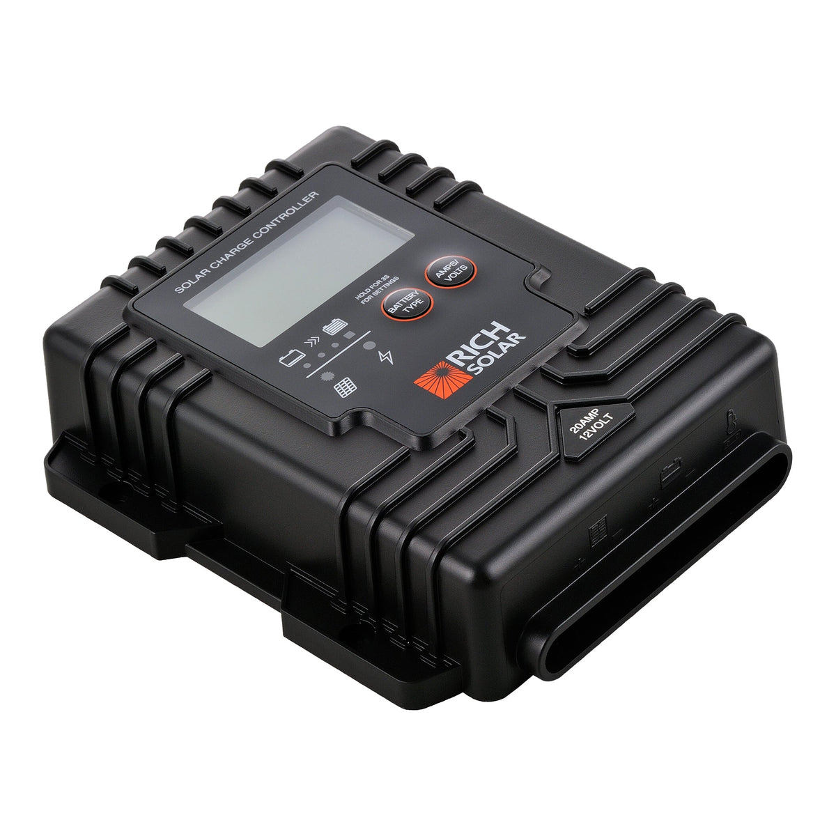 20A 12V Waterproof PWM Solar Charge Controller