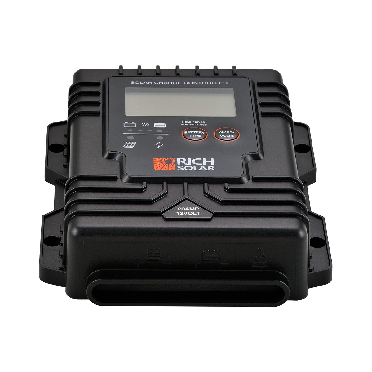 20A 12V Waterproof PWM Solar Charge Controller