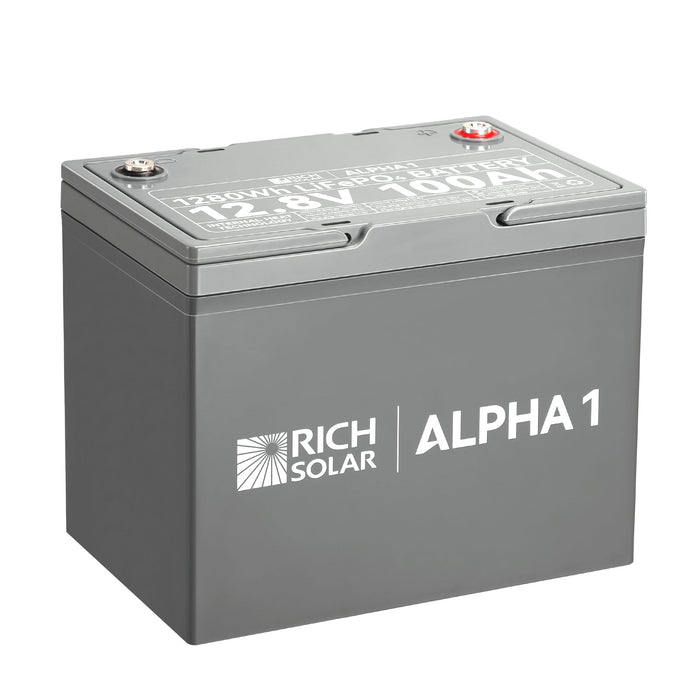 ALPHA 1 – 12V 100Ah LiFePO4 Battery