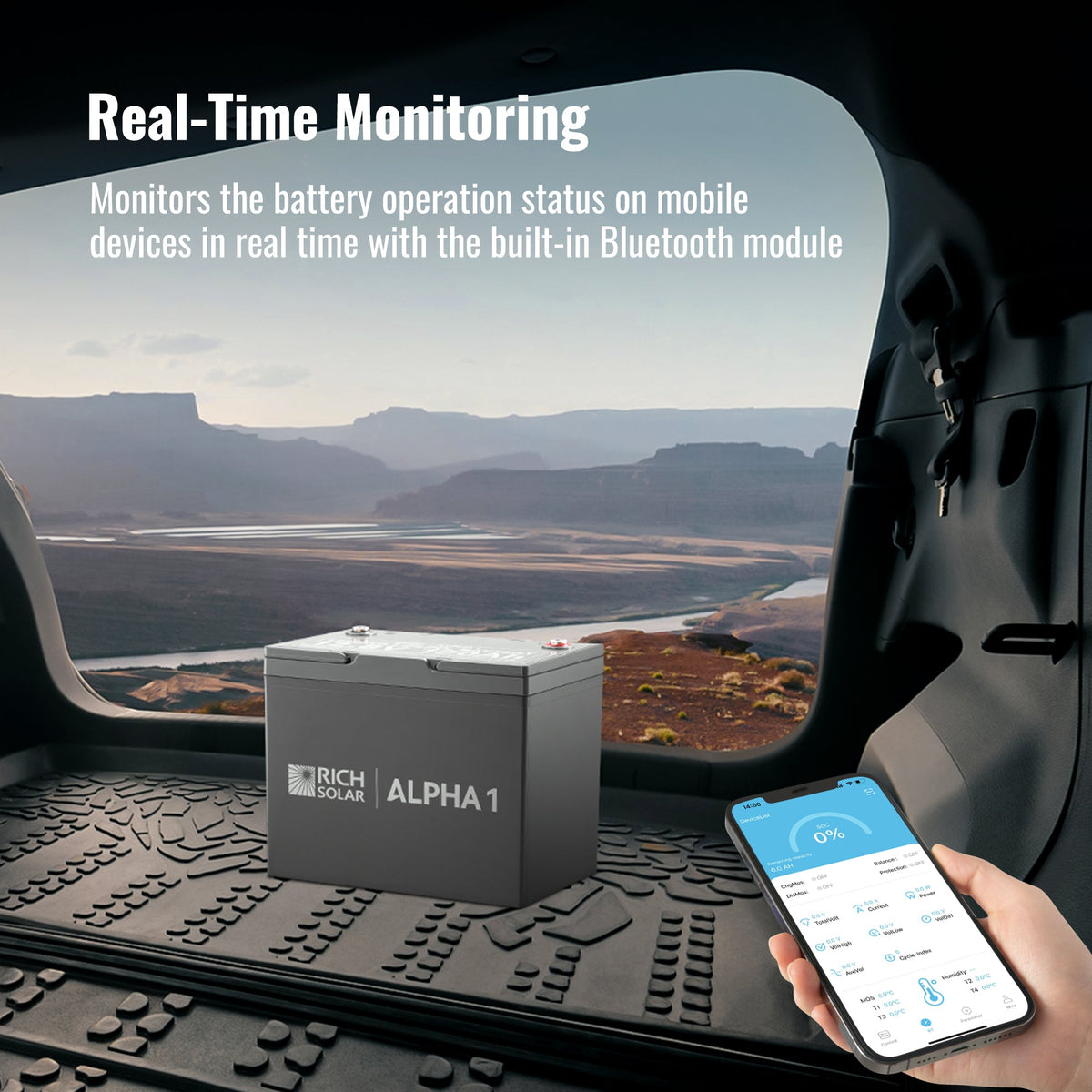 ALPHA 1 – 12V 100Ah LiFePO4 Battery