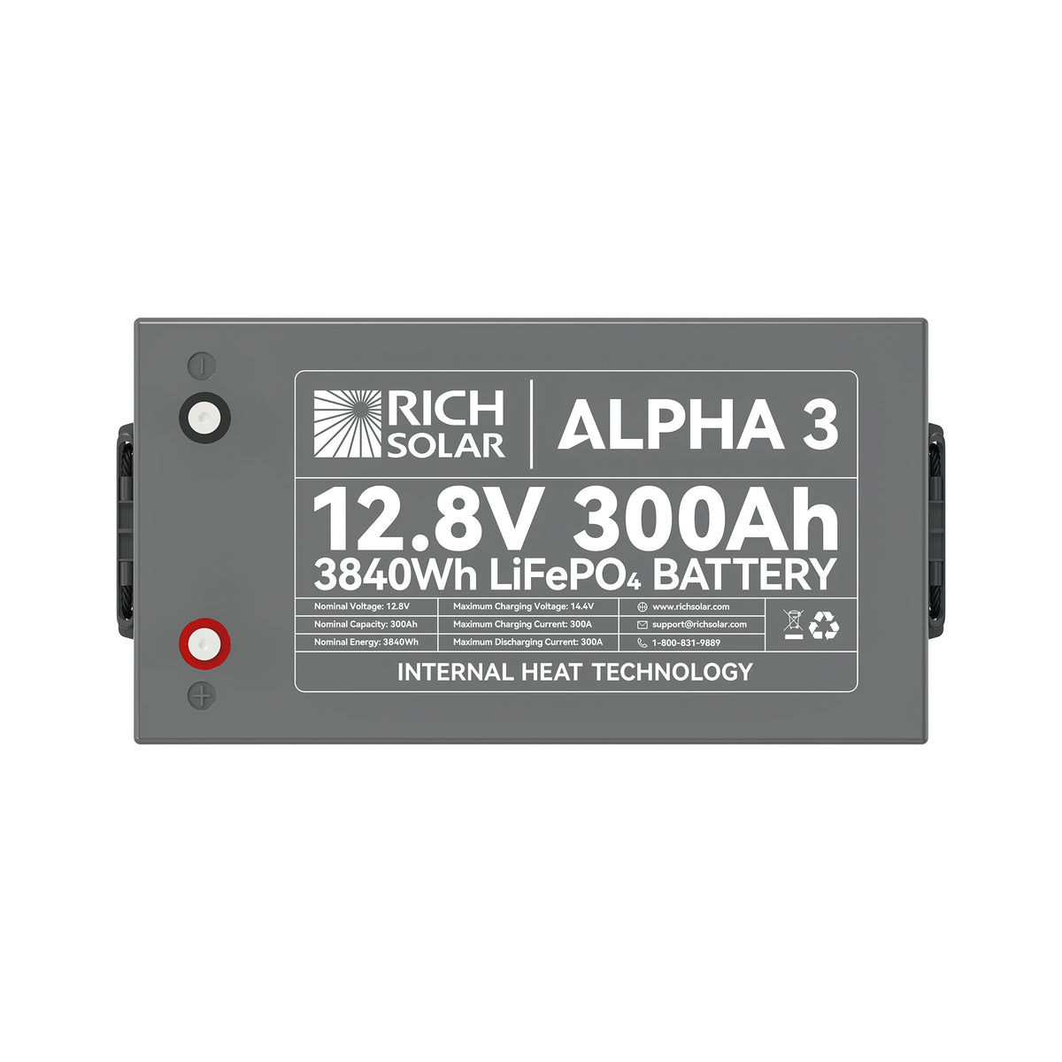 ALPHA 3 – 12V 300Ah LiFePO4 Battery