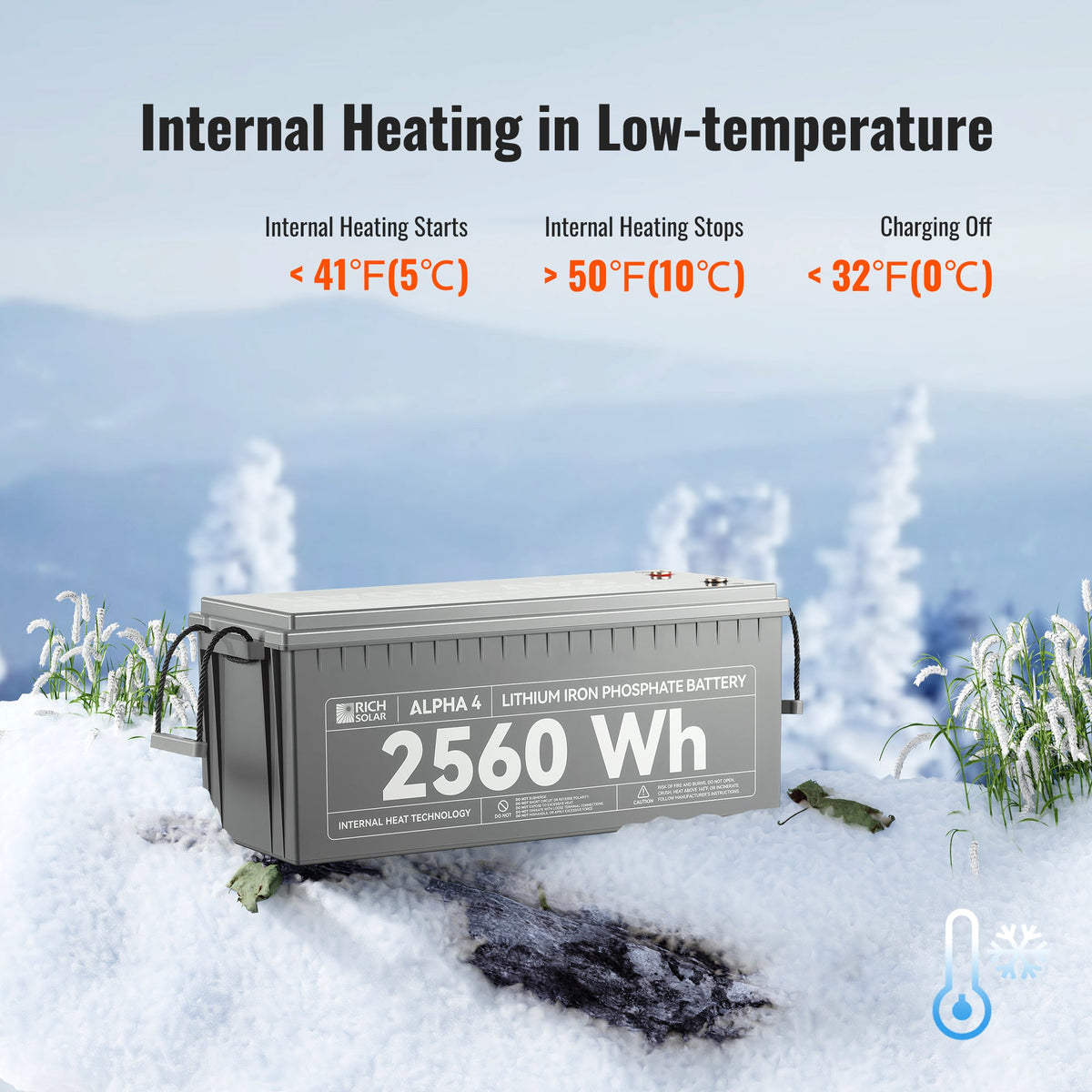 ALPHA 4 – 24V 100Ah LiFePO4 Battery