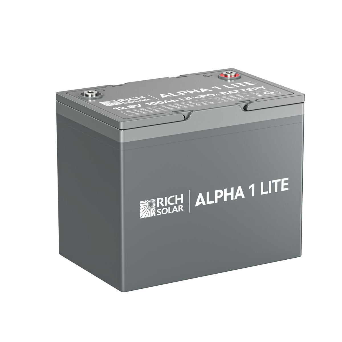 ALPHA 1 LITE | 12V 100Ah LiFePO4 Battery | Lightweight 12V Lithium Battery for RVs, Trailers, Vans, Boats, Off-Grid | 4,000 Lifetime Cycles | Best Value