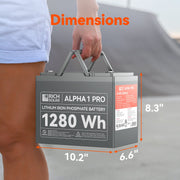 ALPHA 1 PRO – 12V 100Ah LiFePO4 Battery