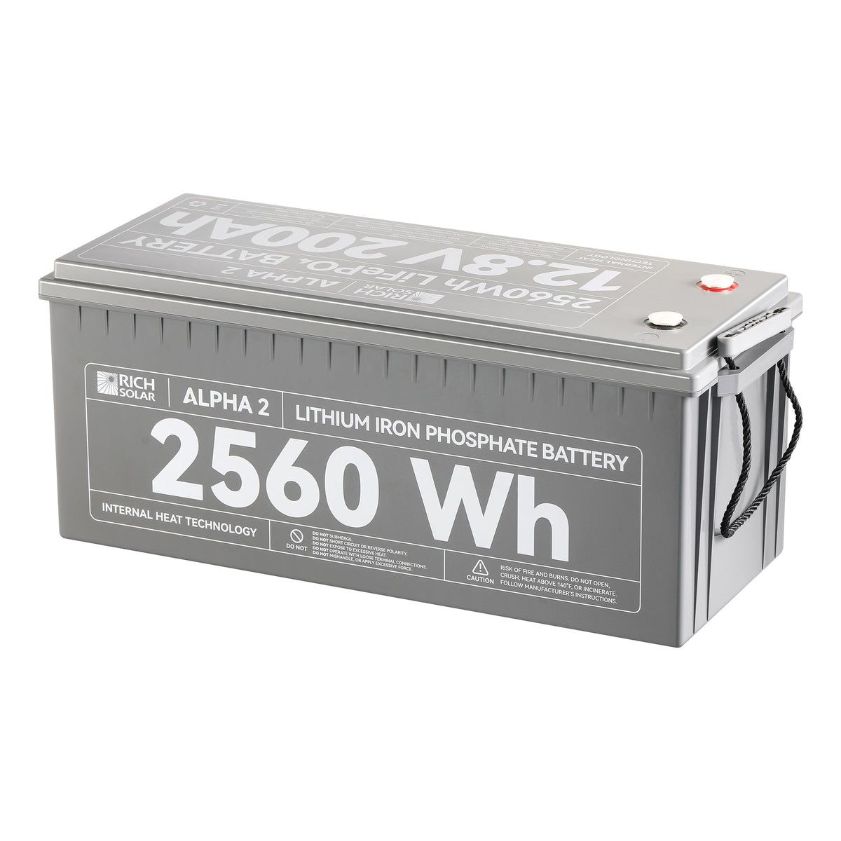 ALPHA 2 – 12V 200Ah LiFePO4 Battery