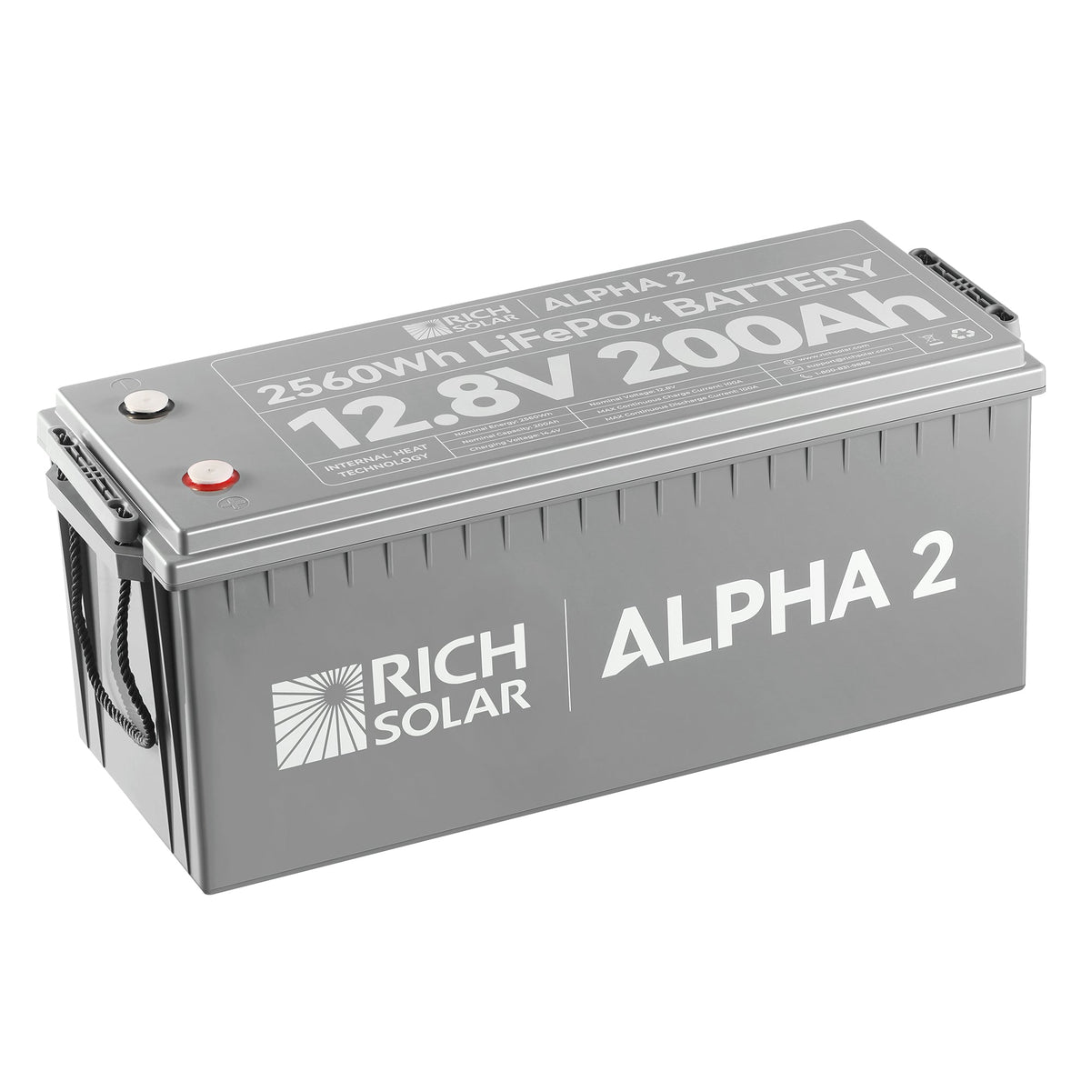 ALPHA 2 – 12V 200Ah LiFePO4 Battery