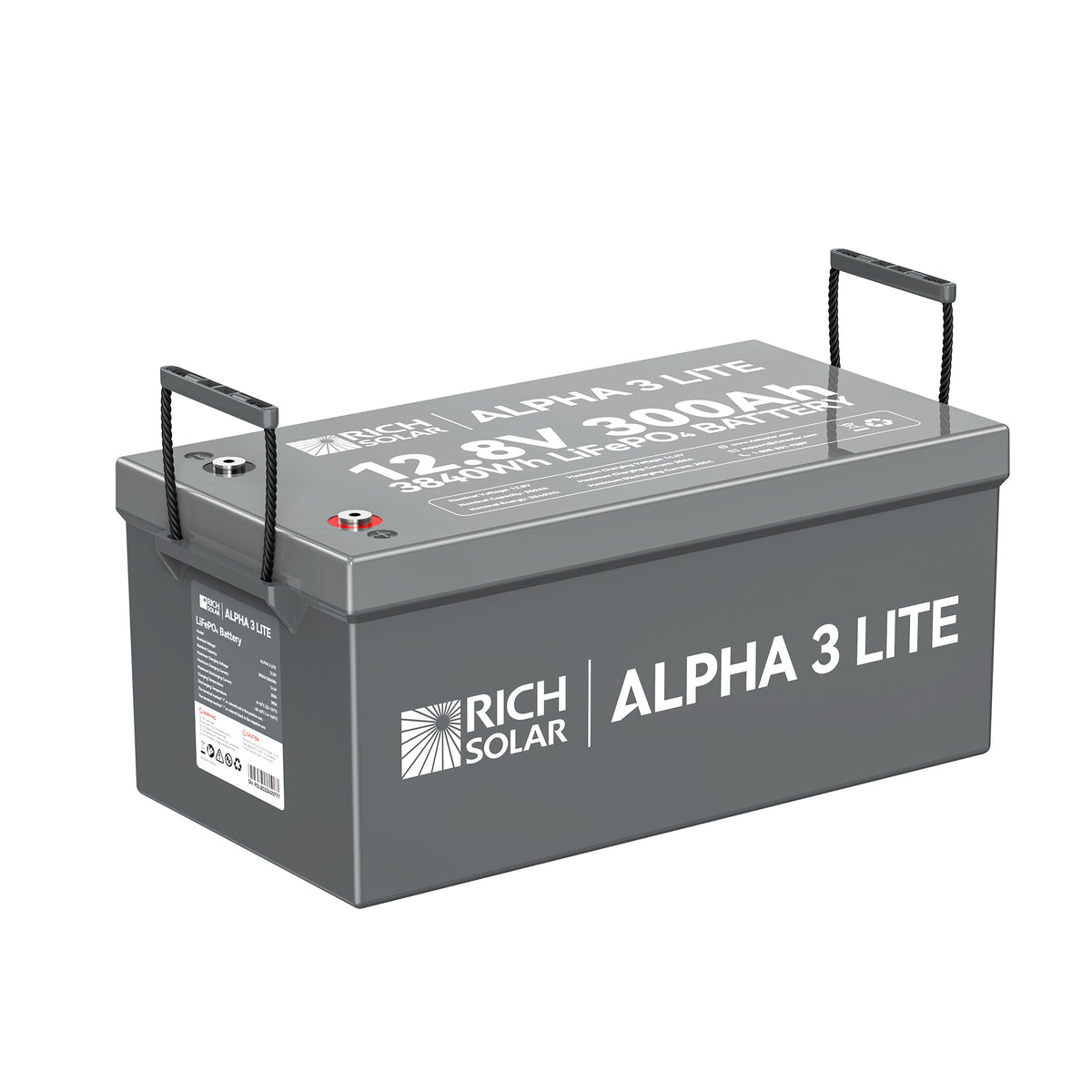 ALPHA 3 LITE – 12V 300Ah LiFePO4 Battery