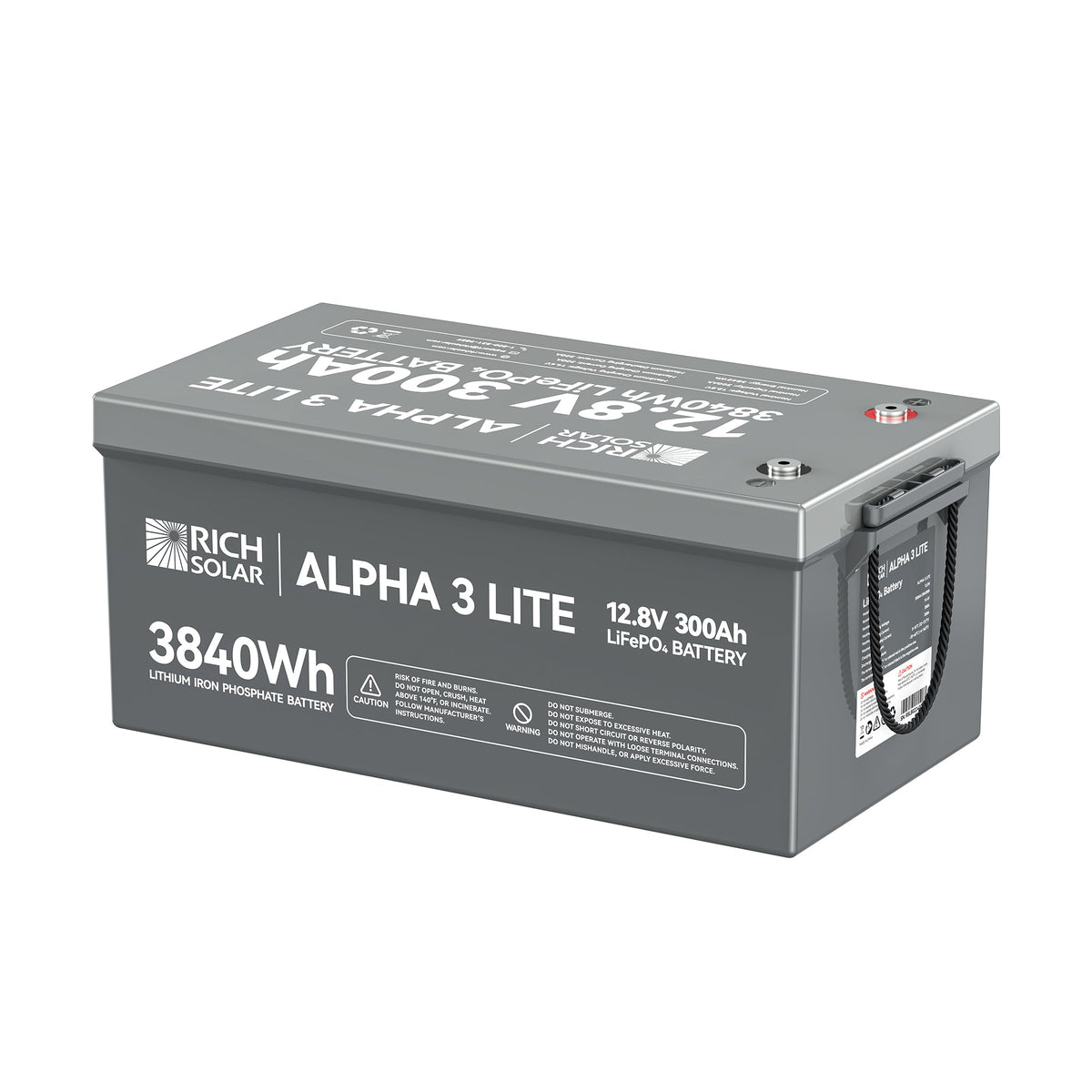 ALPHA 3 LITE – 12V 300Ah LiFePO4 Battery