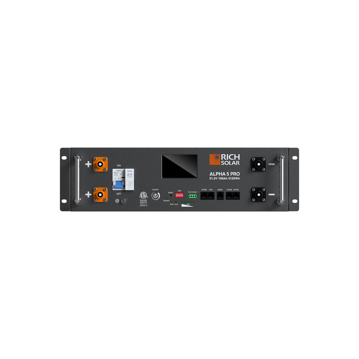 ALPHA 5 PRO – 48V 100Ah LiFePO4 Server Rack Battery