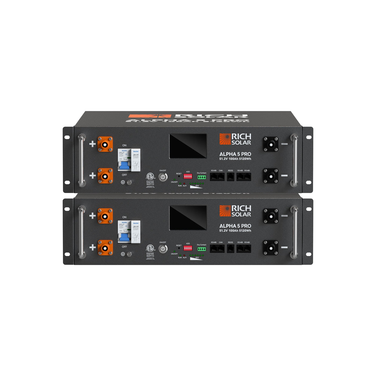 ALPHA 5 PRO – 48V 100Ah LiFePO4 Server Rack Battery
