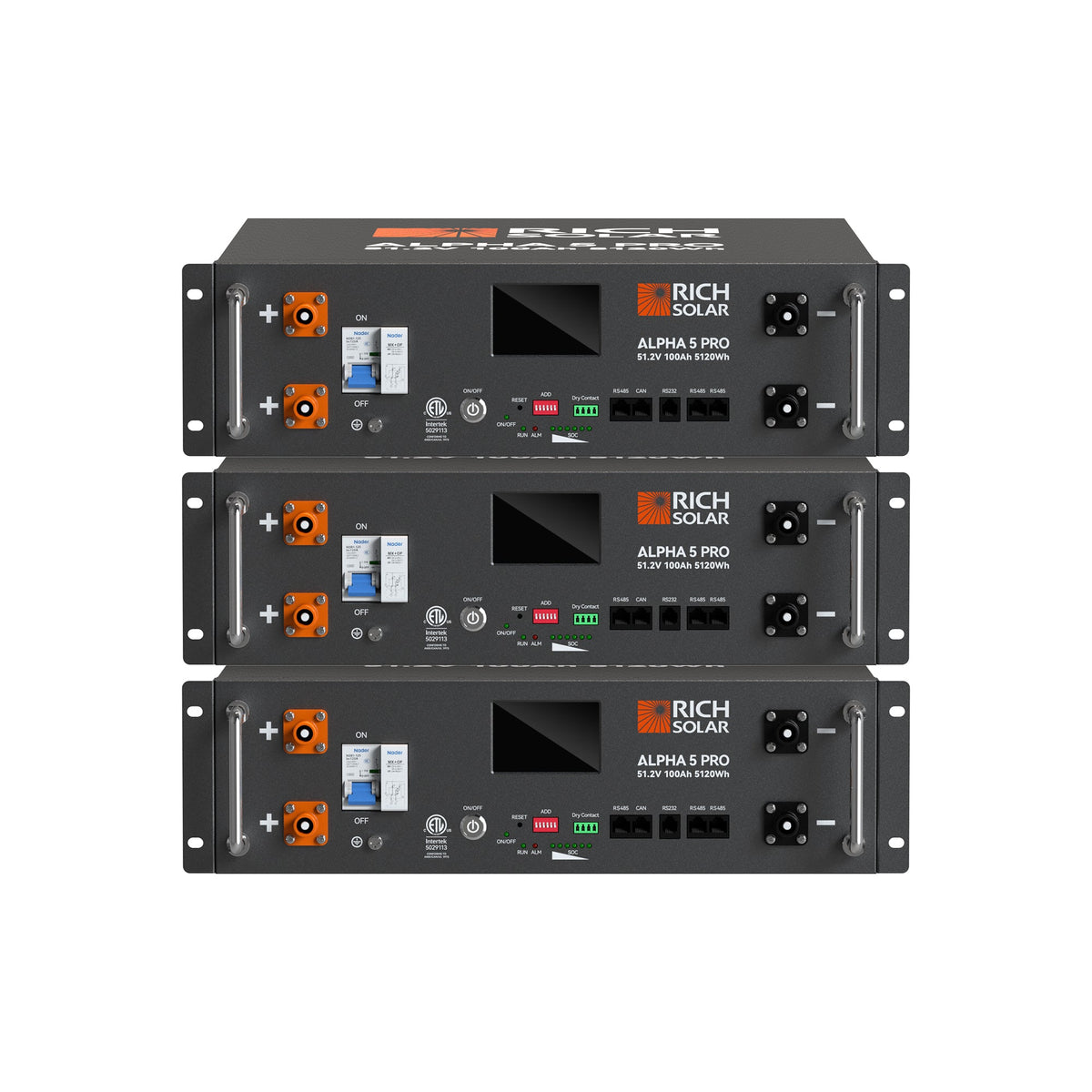 ALPHA 5 PRO – 48V 100Ah LiFePO4 Server Rack Battery