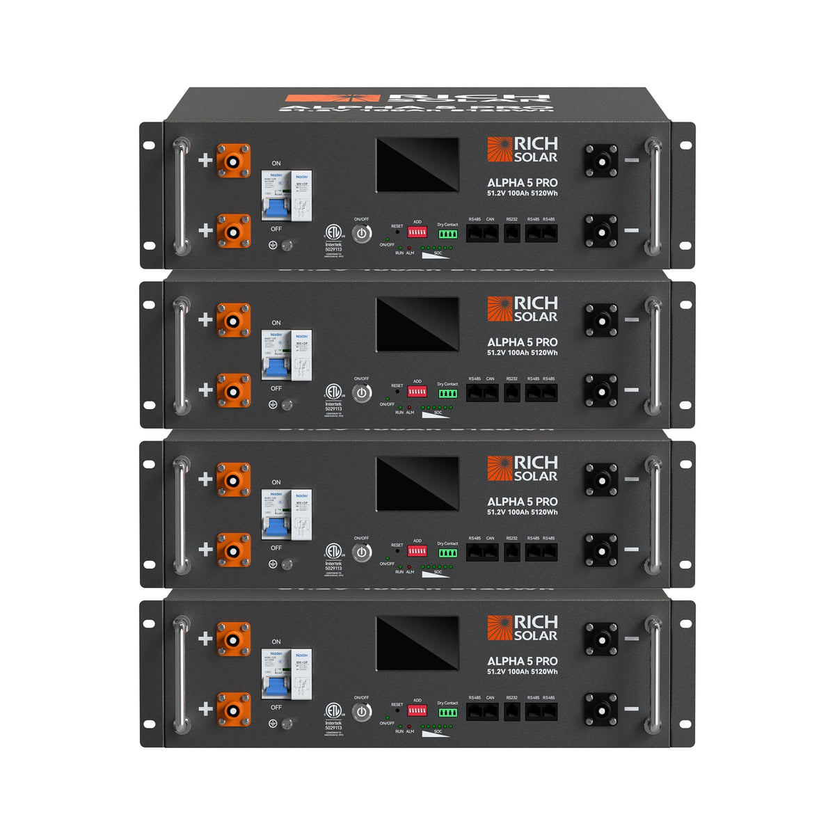 ALPHA 5 PRO – 48V 100Ah LiFePO4 Server Rack Battery