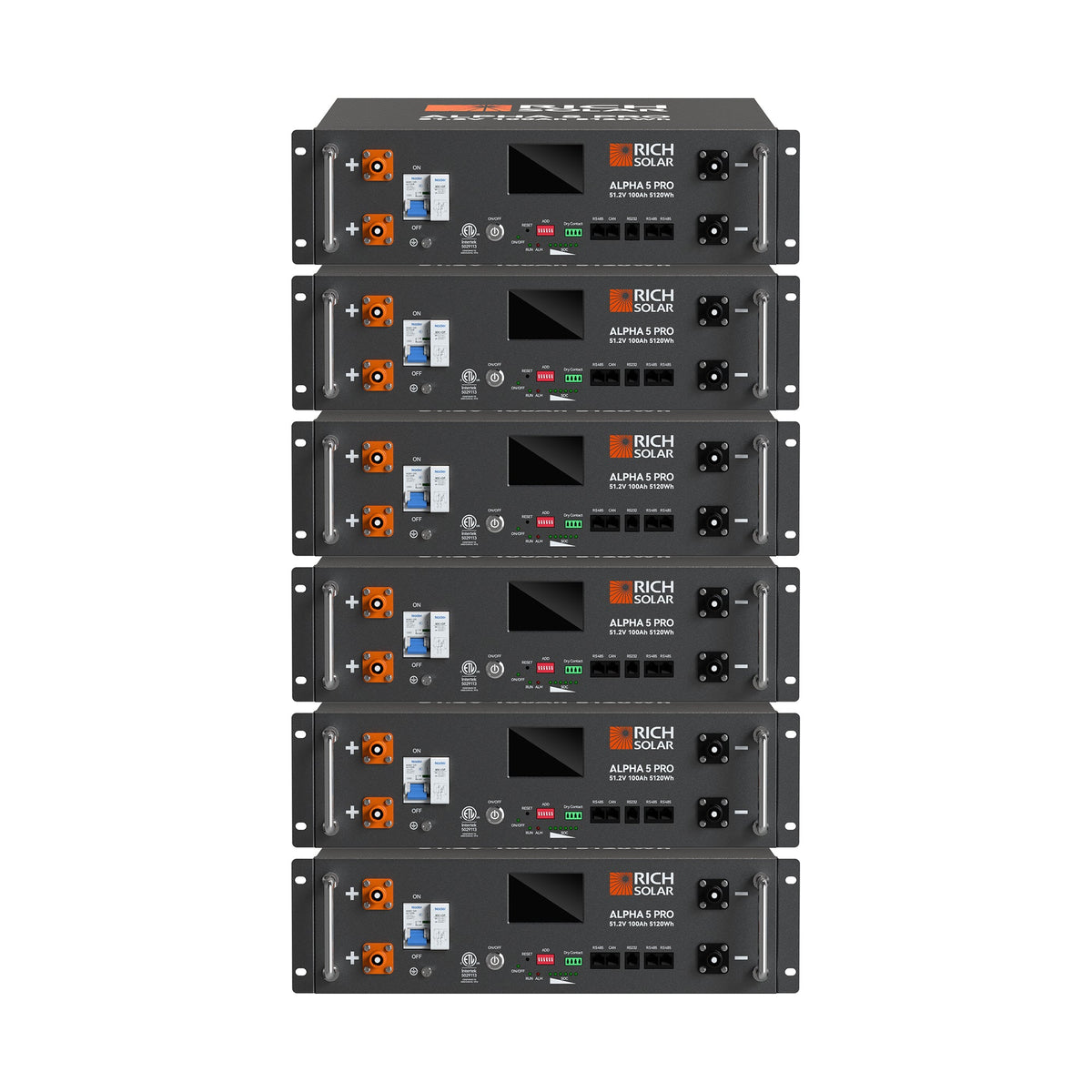 ALPHA 5 PRO – 48V 100Ah LiFePO4 Server Rack Battery