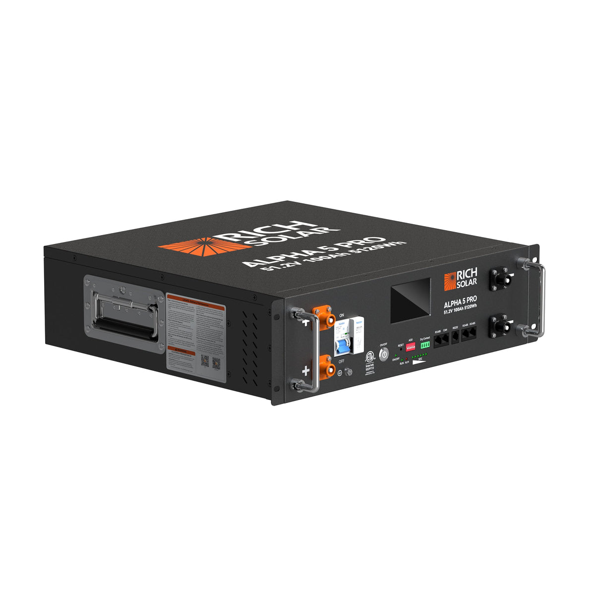 ALPHA 5 PRO – 48V 100Ah LiFePO4 Server Rack Battery
