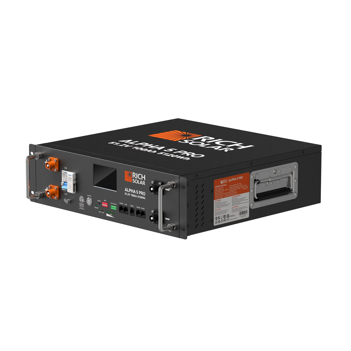 ALPHA 5 PRO – 48V 100Ah LiFePO4 Server Rack Battery