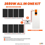 All-in-One Energy Storage System – 6,500W with 5.12kWh Battery
