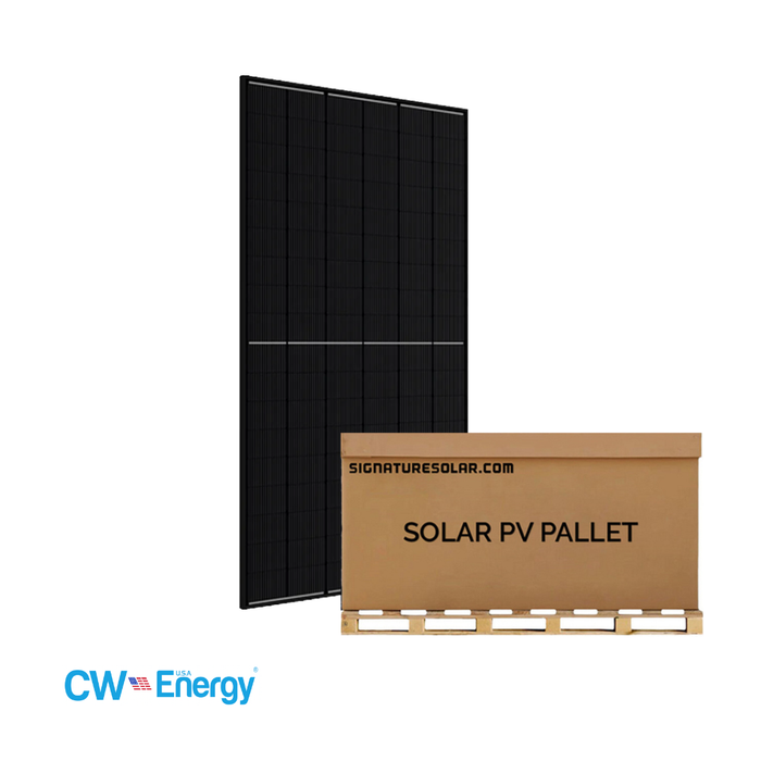 CW Energy Pallet of 450W Monofacial Solar Panels | 35 Panels