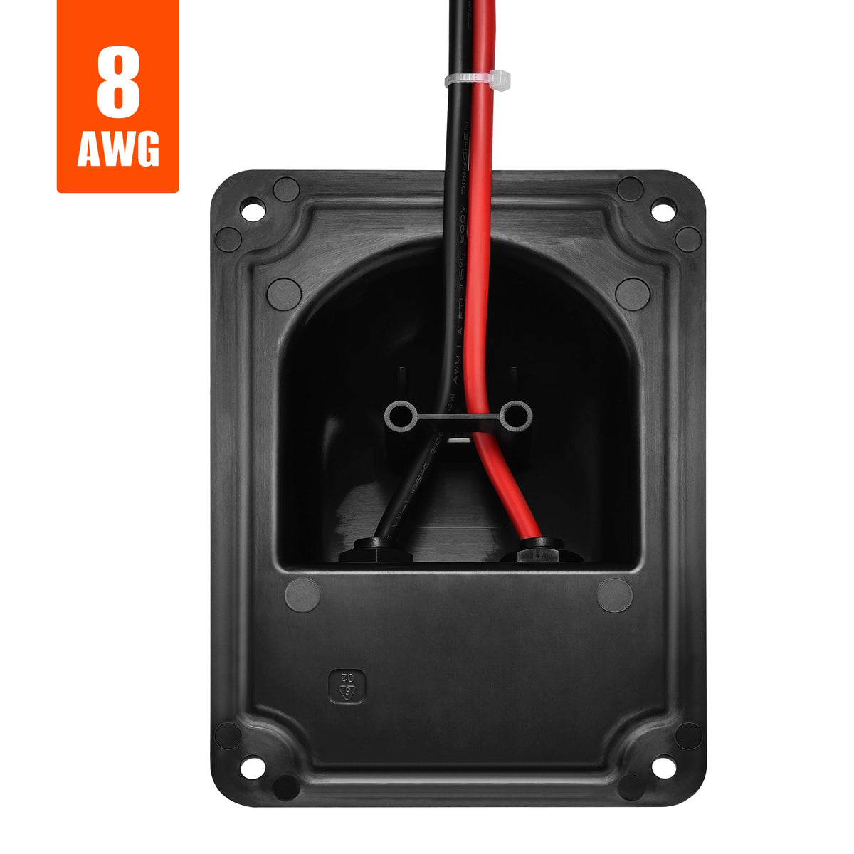 Cable Entry Plate with 8 AWG 600V Wires