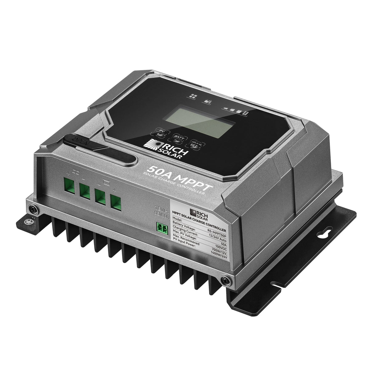 BRAVO 50 – 50A MPPT Solar Charge Controller 12V/24V