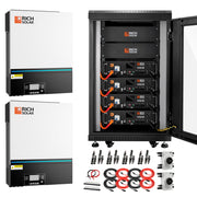 Complete Off-Grid Solar Kit | No Panel | 13,000W 120/240V Output | 48VDC