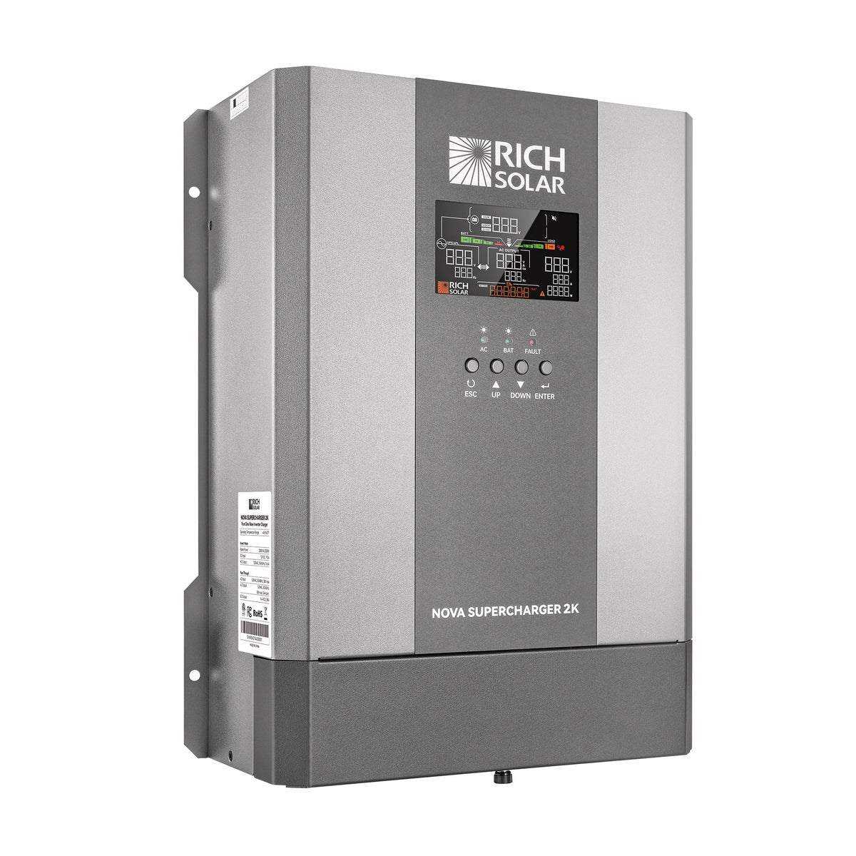 NOVA SUPERCHARGER 2K – 2,000W 12V Inverter Charger