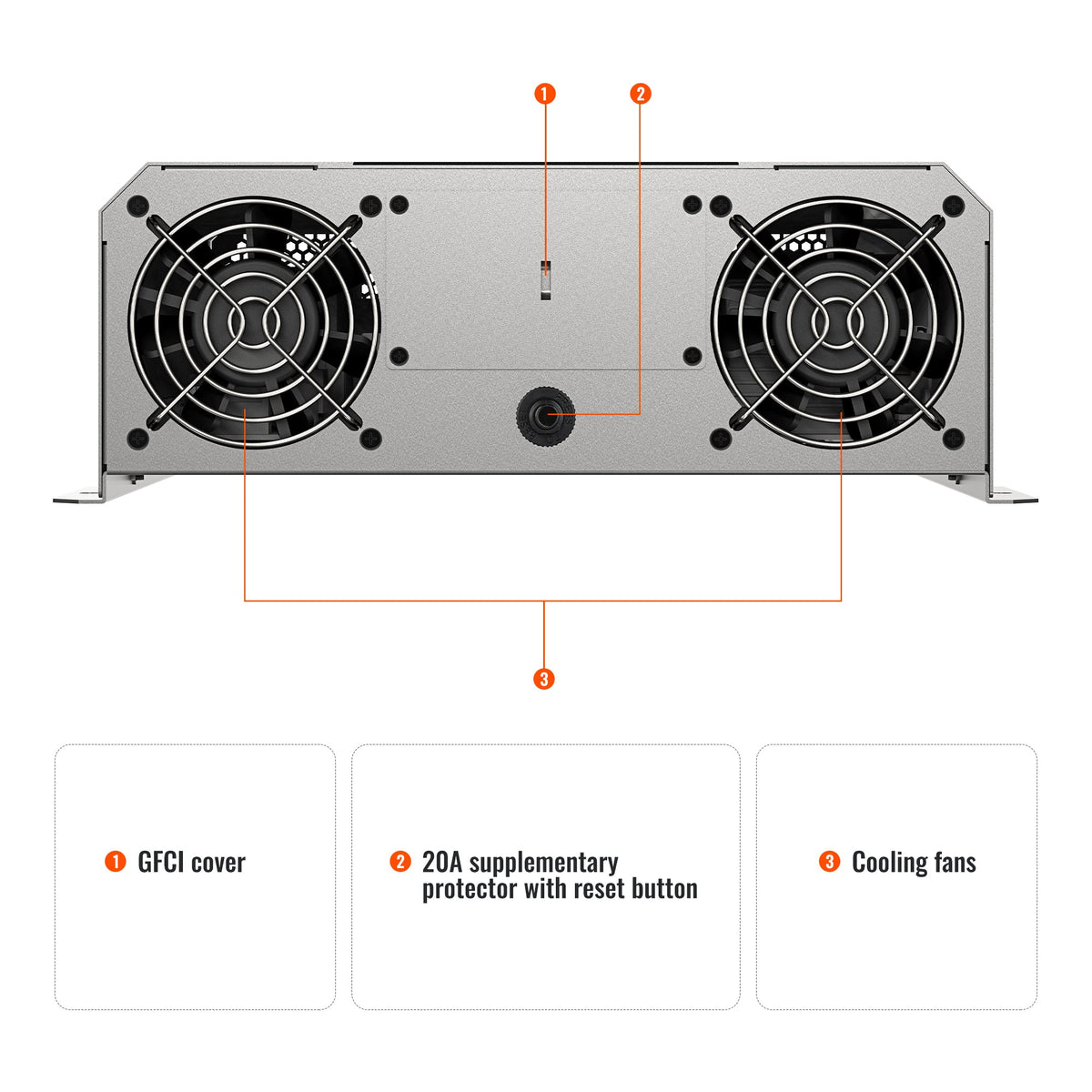 NOVA SUPERCHARGER 2K – 2,000W 12V Inverter Charger
