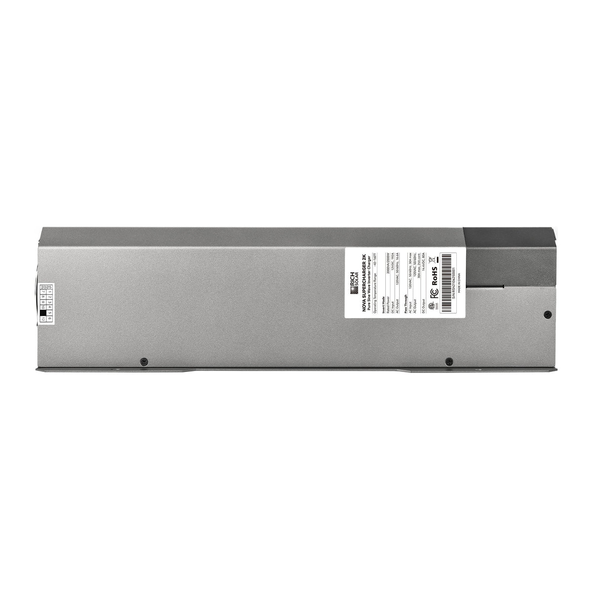 NOVA SUPERCHARGER 2K – 2,000W 12V Inverter Charger