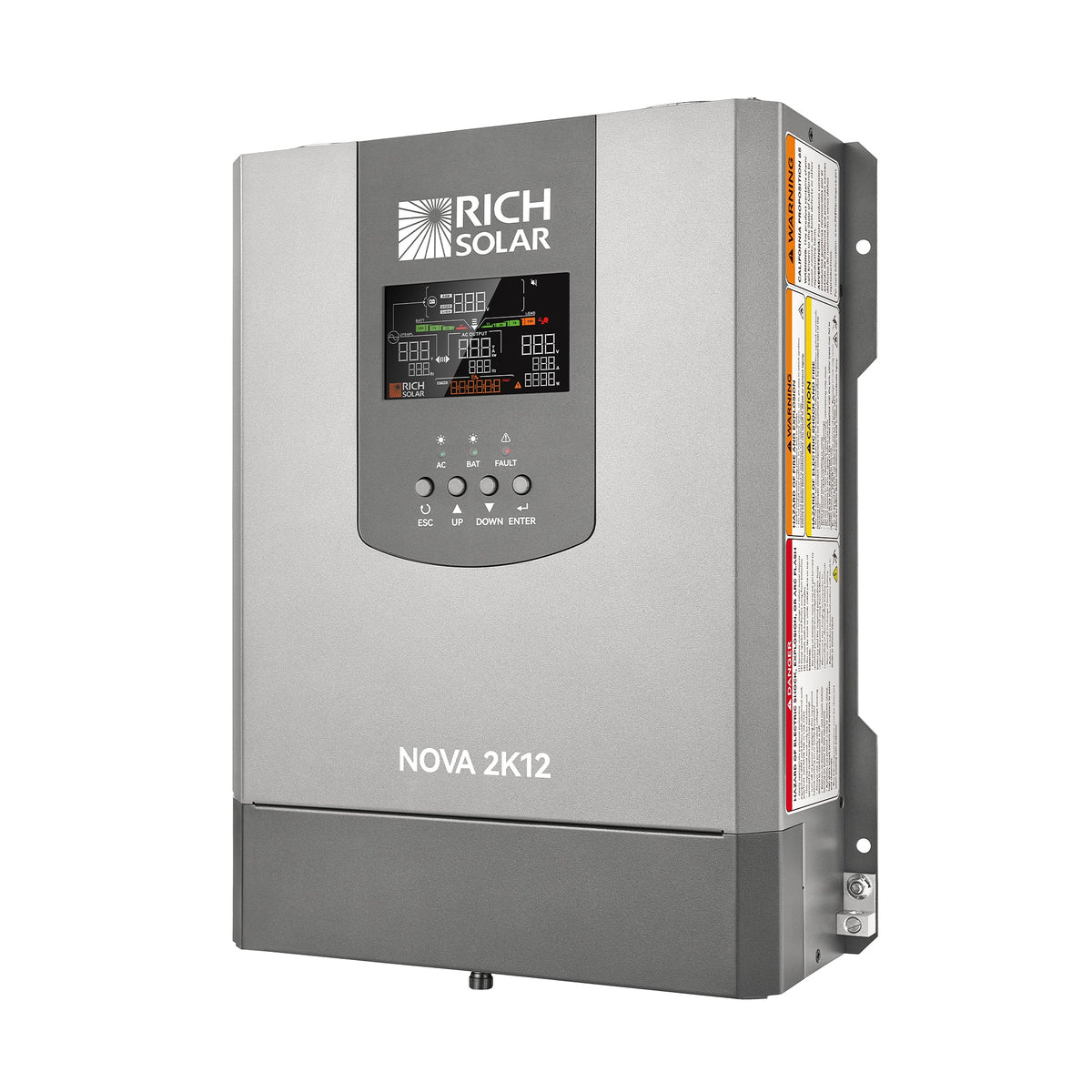 NOVA 2K12 – 2,000W 12V Inverter with Transfer Switch