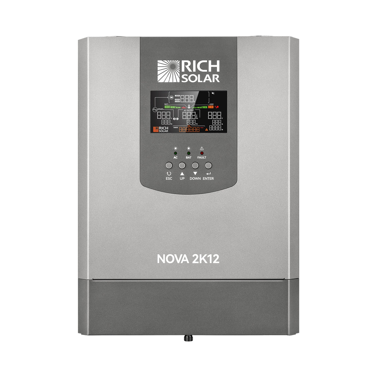NOVA 2K12 – 2,000W 12V Inverter with Transfer Switch