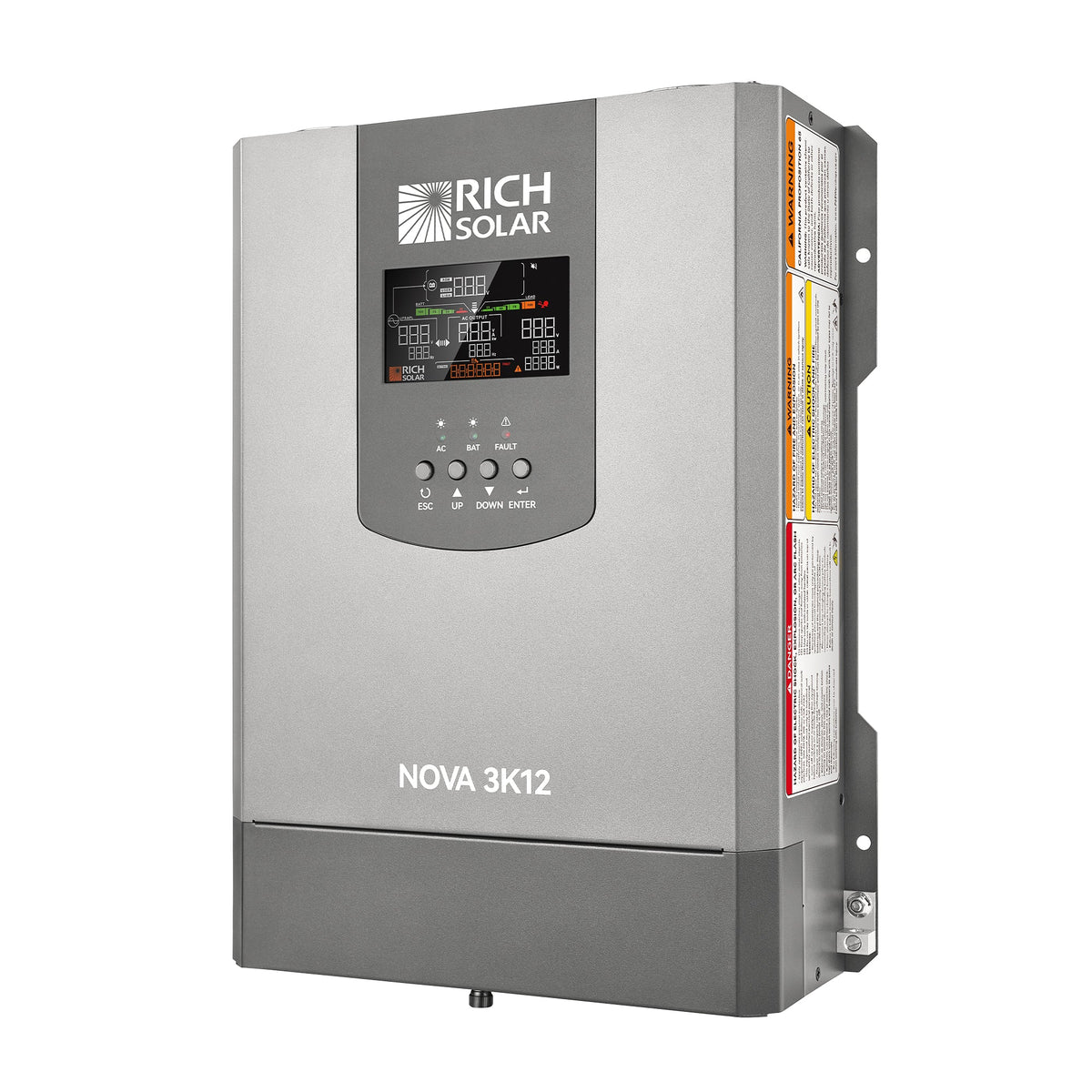 NOVA 3K12 – 3,000W 12V Inverter with Transfer Switch