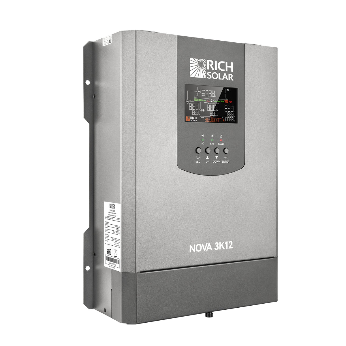 NOVA 3K12 – 3,000W 12V Inverter with Transfer Switch